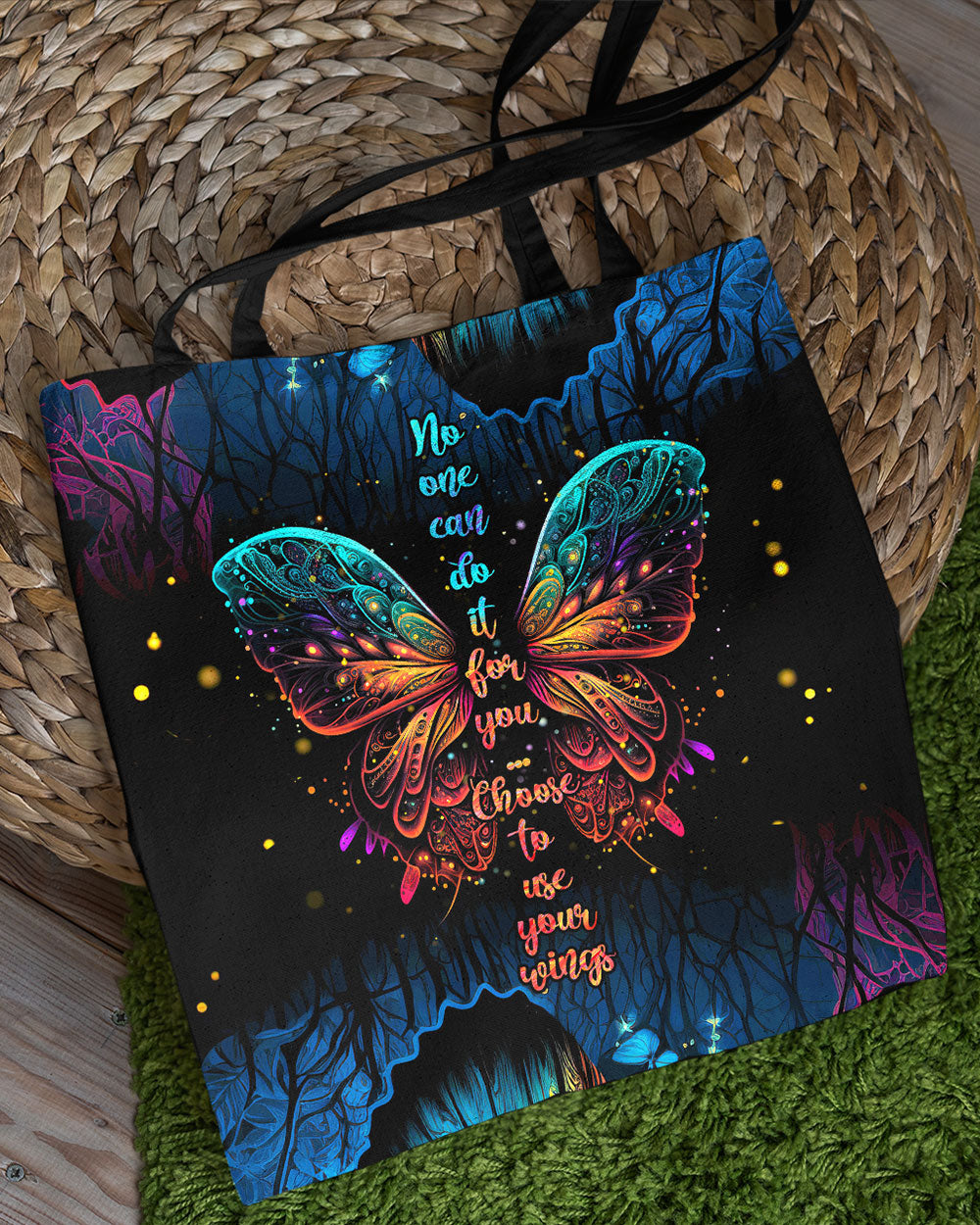 CHOOSE TO USE YOUR WINGS TOTE BAG - TYTM1104234