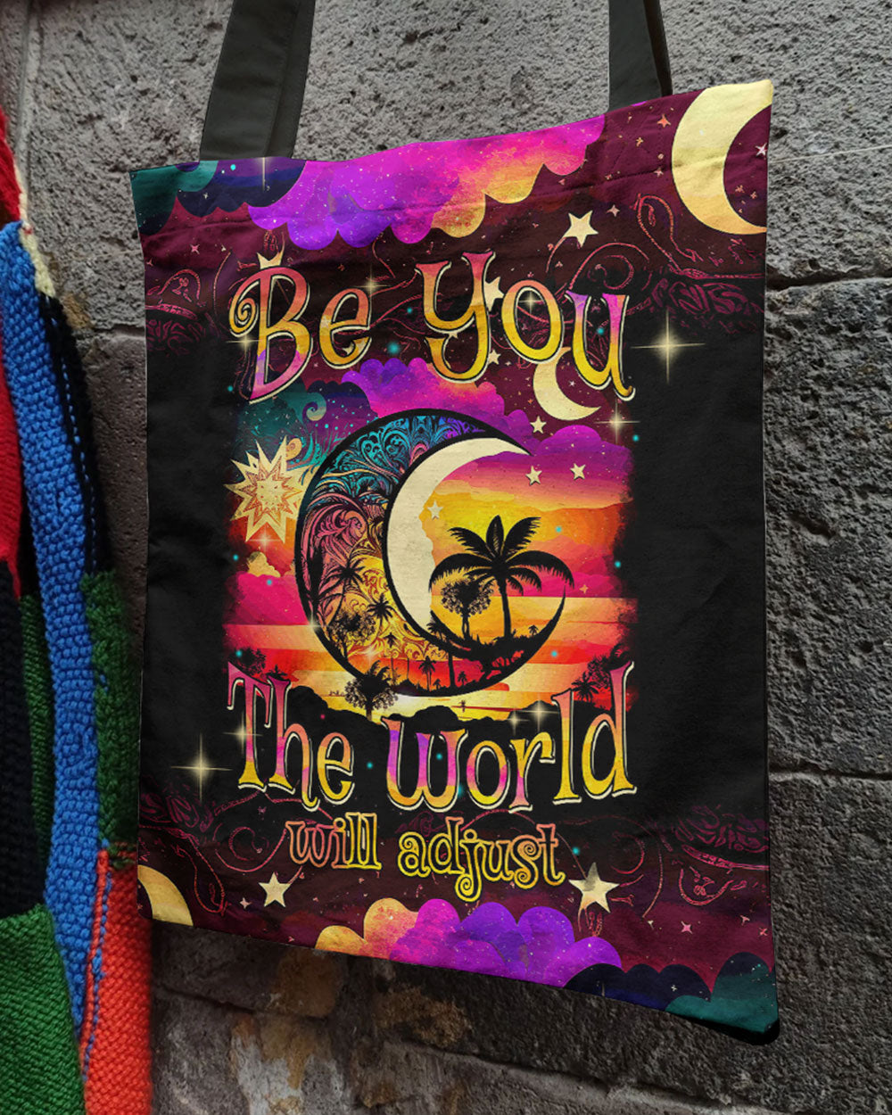 BE YOU THE WORLD WILL ADJUST TOTE BAG - TYTM0404231