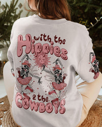 WITH THE HIPPIES AND THE COWBOYS ALL OVER PRINT - TYTM1302233