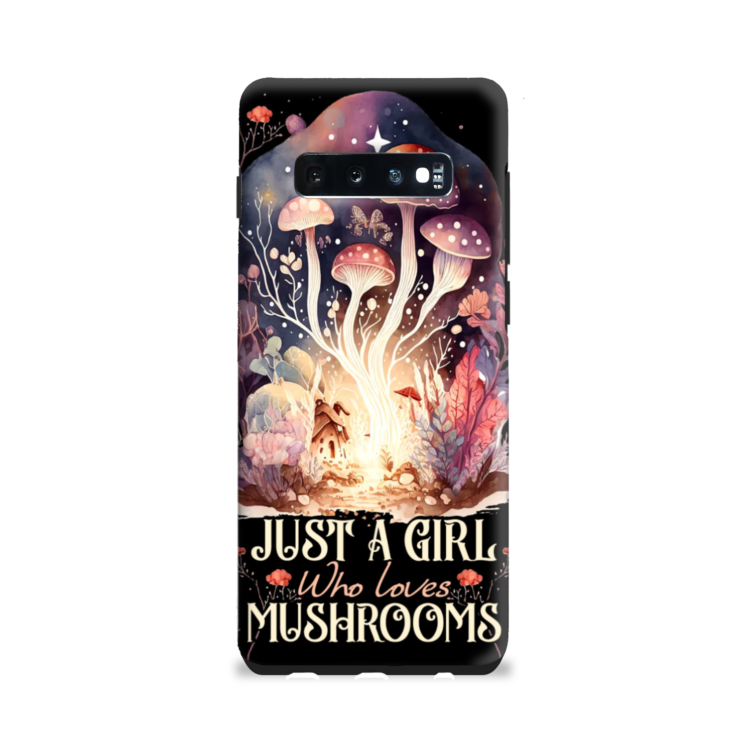JUST A GIRL WHO LOVES MUSHROOMS PHONE CASE - TY1602231