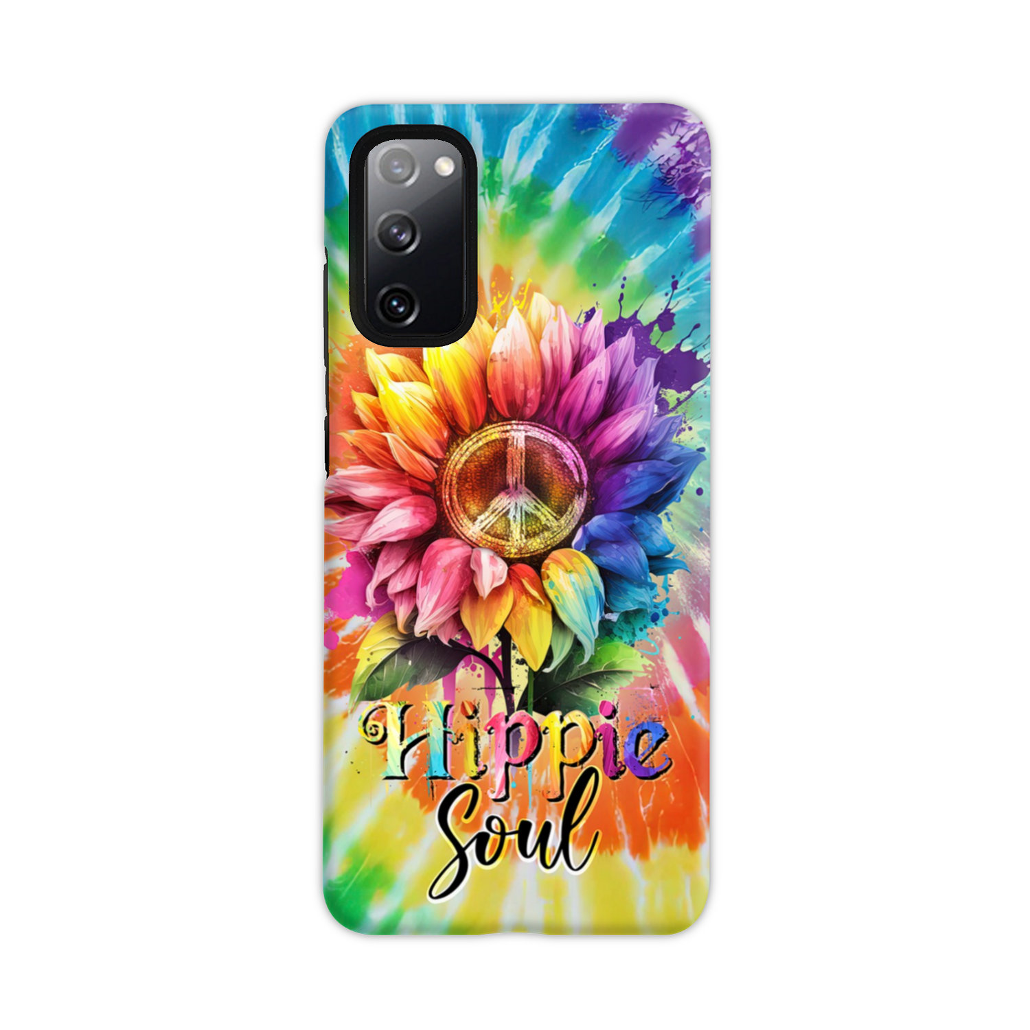 HIPPIE SOUL SUNFLOWER TIE DYE PHONE CASE - TY1702231