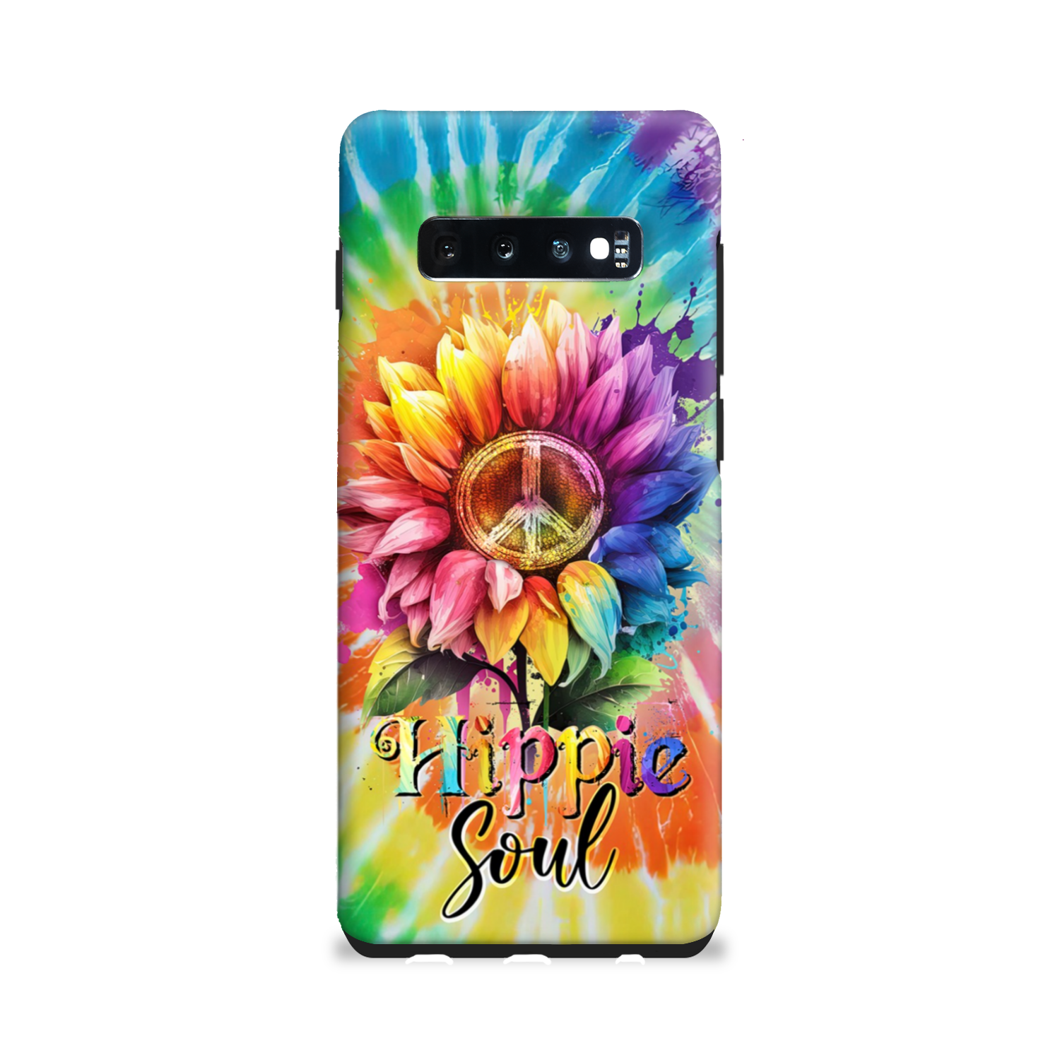 HIPPIE SOUL SUNFLOWER TIE DYE PHONE CASE - TY1702231