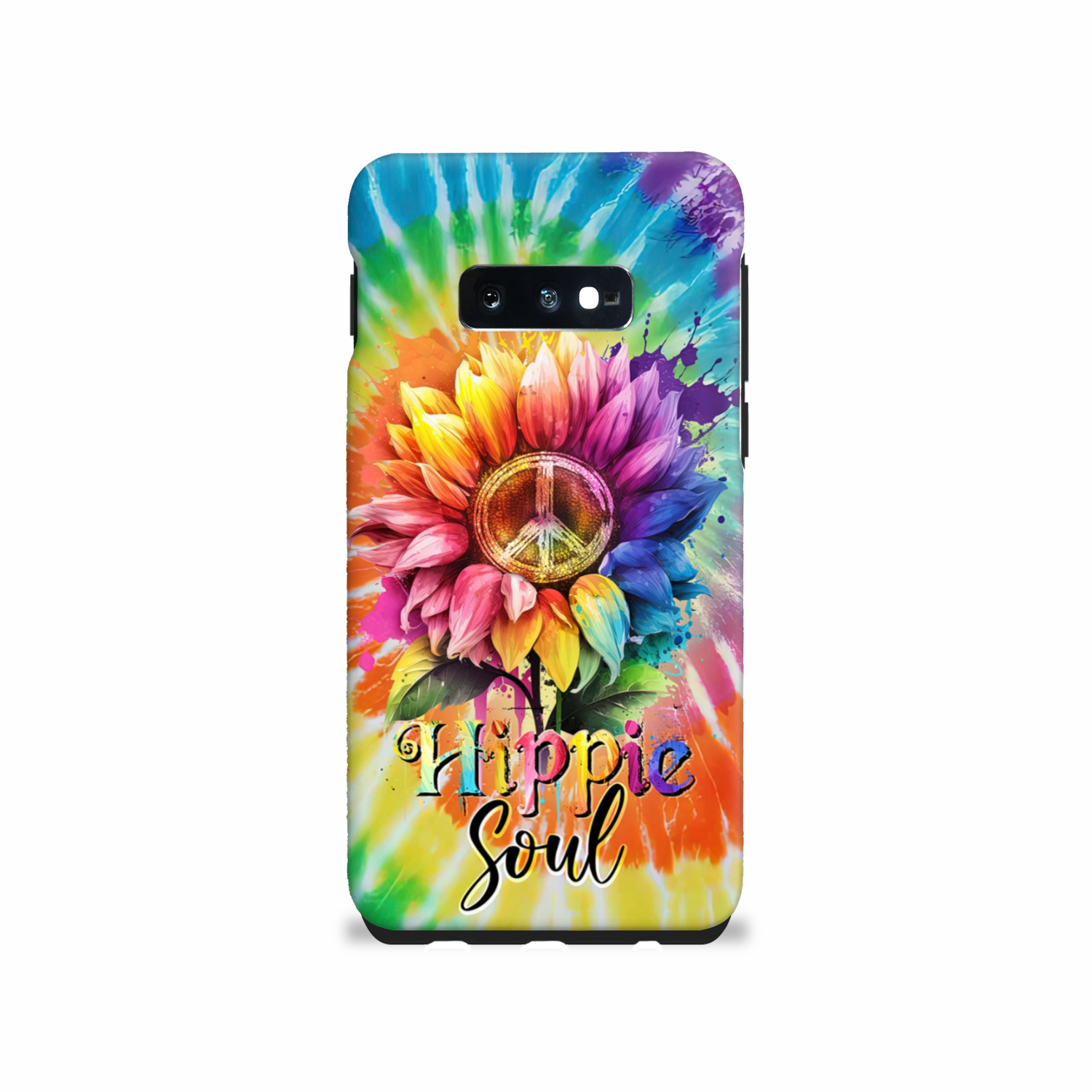 HIPPIE SOUL SUNFLOWER TIE DYE PHONE CASE - TY1702231