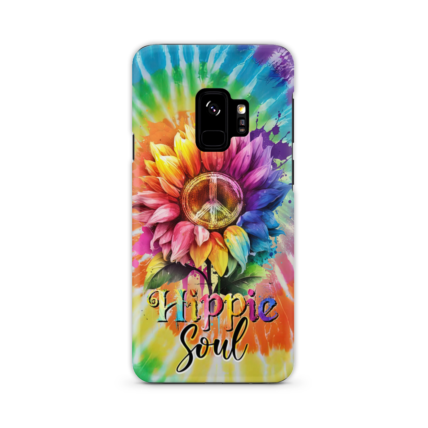 HIPPIE SOUL SUNFLOWER TIE DYE PHONE CASE - TY1702231