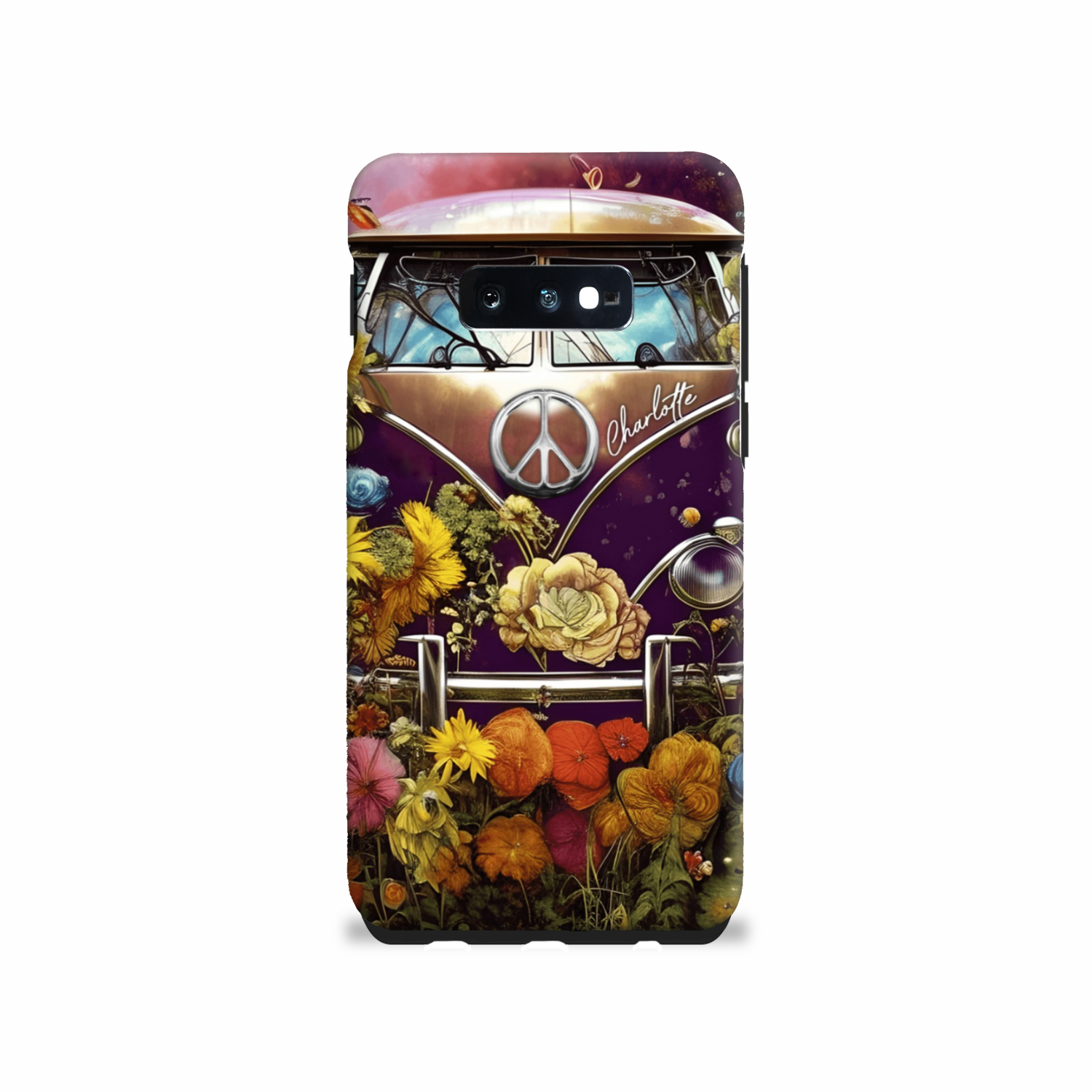 PERSONALIZED RETRO FLOWER CHILD PHONE CASE - TA2002234