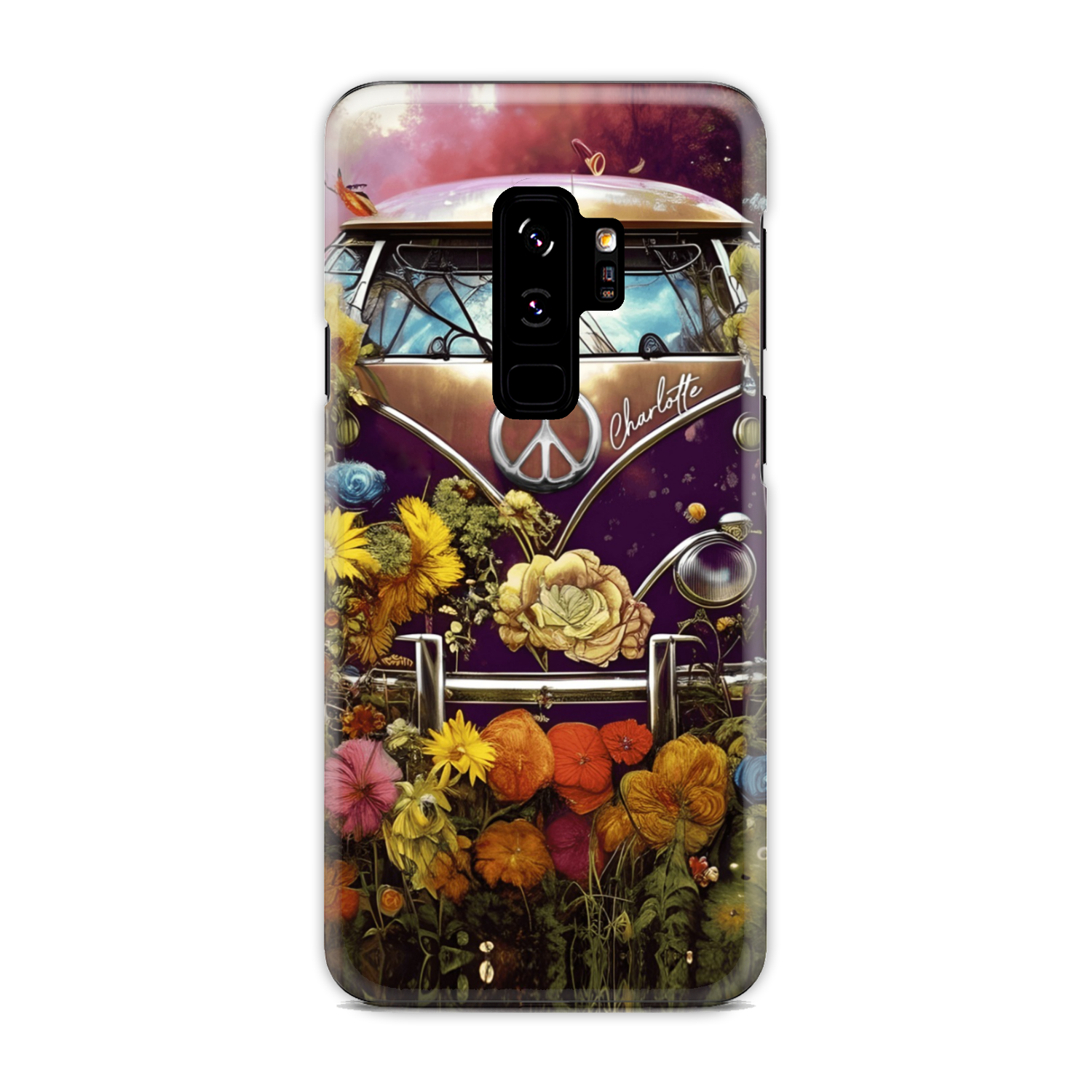 PERSONALIZED RETRO FLOWER CHILD PHONE CASE - TA2002234