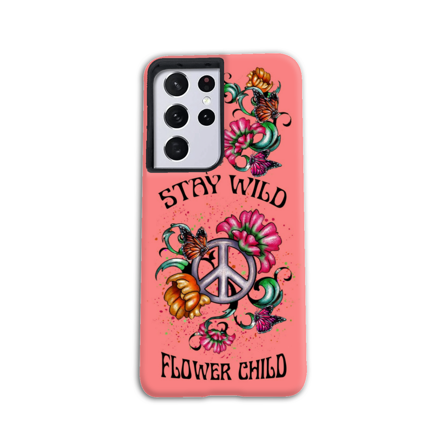 STAY WILD FLOWER CHILD PHONE CASE - YHLN2003233